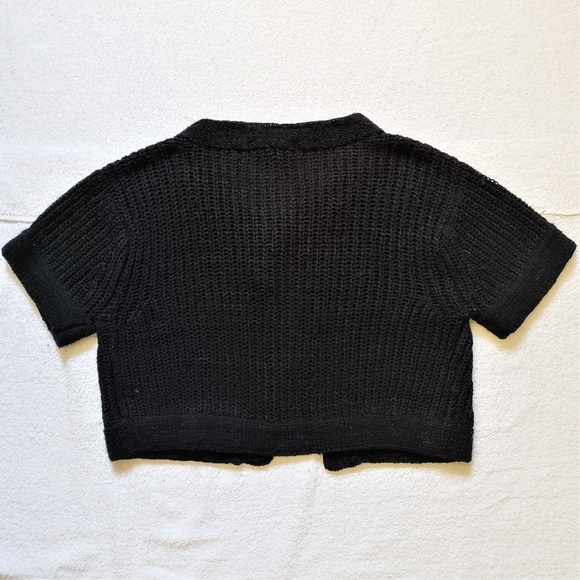 August Silk Sportswear Cropped Sweater - S - Picture 2 of 5